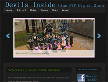 Tablet Screenshot of devils-inside.org